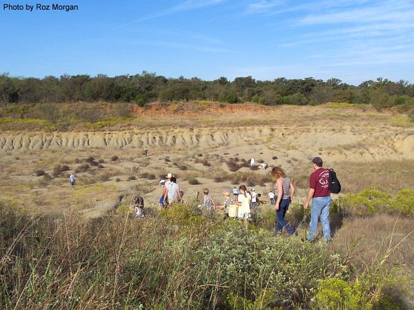 Fossil Park visitors looking for fossils